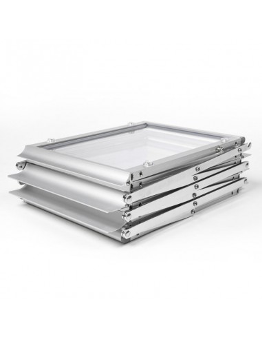 Stojak reklamowy po złożeniu