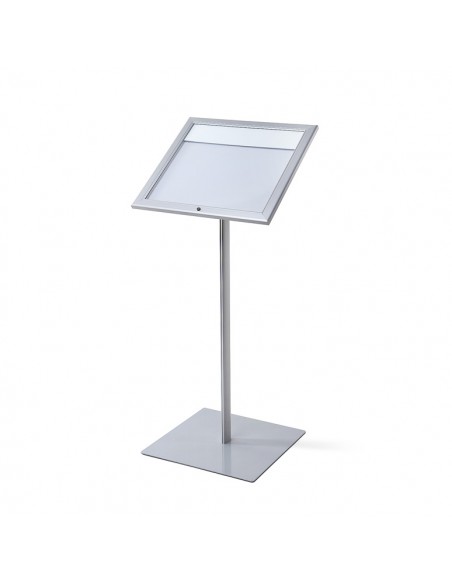 Stojak z gablotą na menu