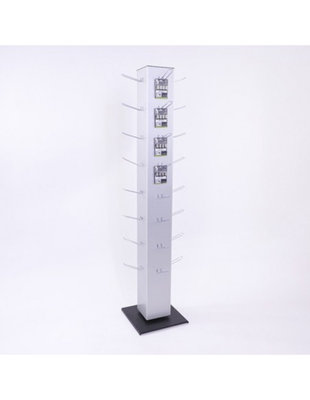 Stojak z zawieszkami na blistry