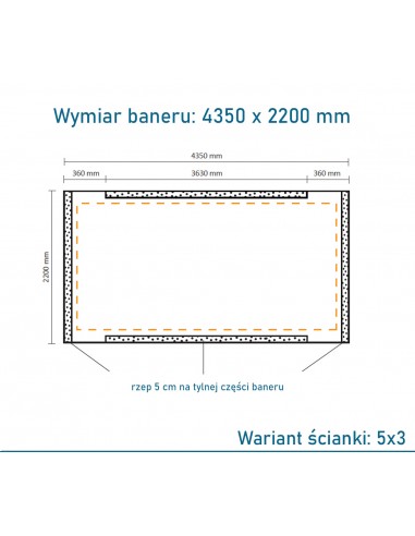 Projekt do ścianki 5x3 Projekt do ścianki 5x3