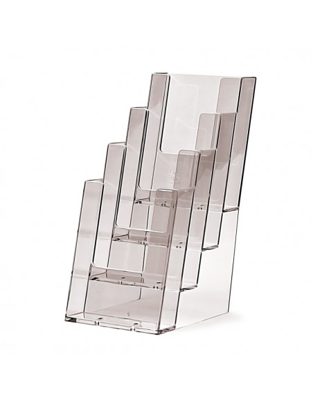 Stojak z plexi 4 x DL pionowy | Mocowanie.eu