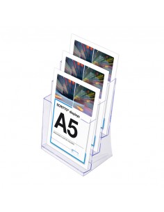 Stojaczek kaskadowy 3x A5 w pionie 2