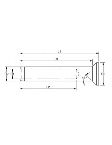 Mini zacisk z głowicą do linki 3 mm