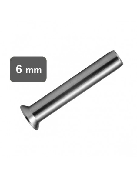 Mini zacisk z głowicą do linki 6 mm