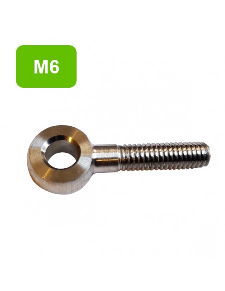 Śruba oczkowa DIN 444 z gwintem M6x30 mm