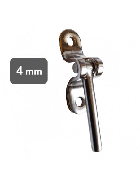 Uchwyt ścienny z ruchomym zaciskiem linki 4 mm