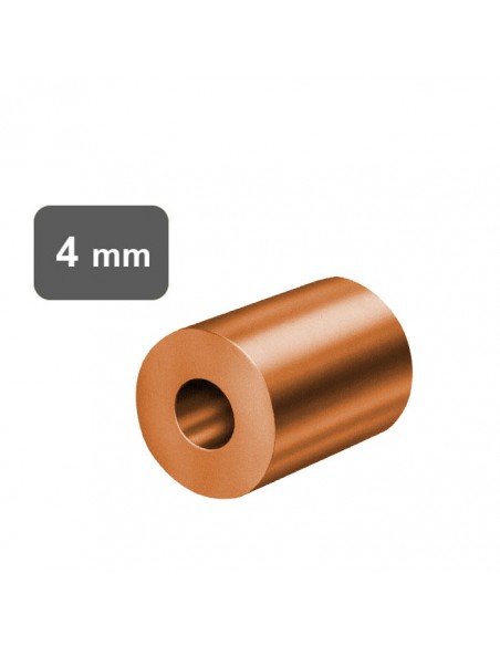 Okrągły zacisk miedziany 4 mm