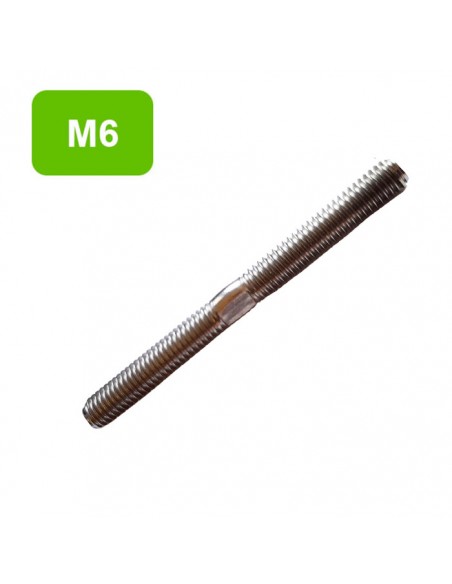 Dwugwint metryczny M6 lewy / prawy