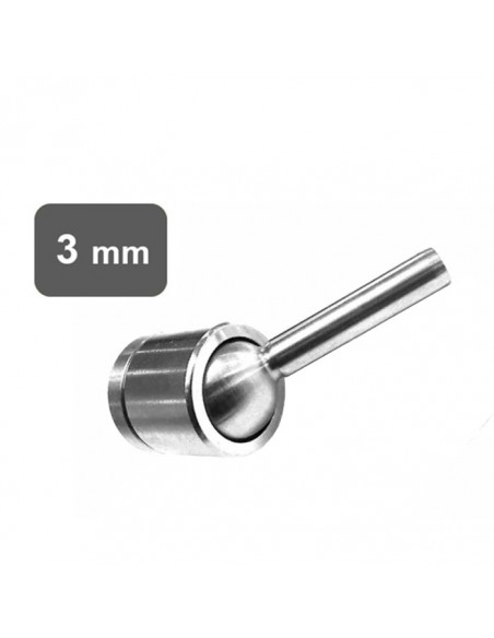 Mocowanie zaciskowe linki 3 mm pod kątem