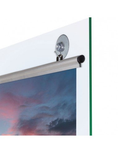 Listwa plakatowa na przyssawce do szyby