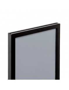 Ramka A4 do słupka Black Barrier 2
