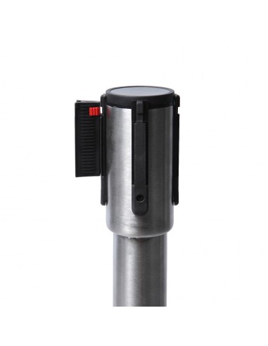 Słupek odgradzający chromowany