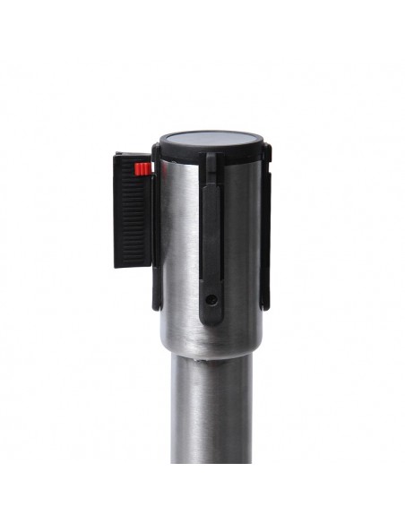 Słupek odgradzający chromowany