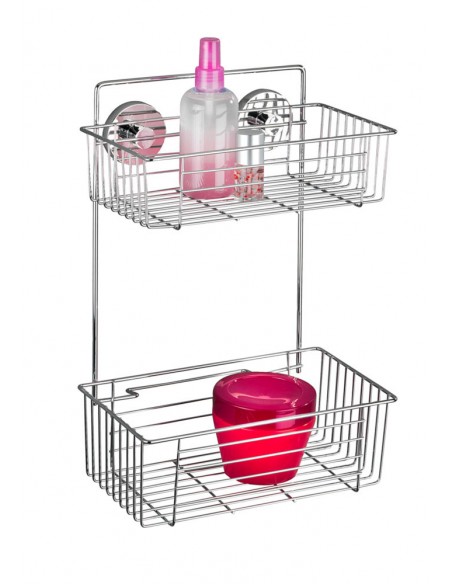 Półki łazienkowe - koszyczki bez wiercenia WENKO