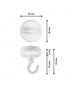 Haczyk sufitowy na magnes - 2 kg 2