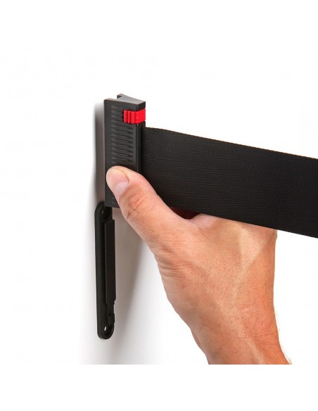 Kaseta ścienna Black Barrier z czarną taśmą 3 m