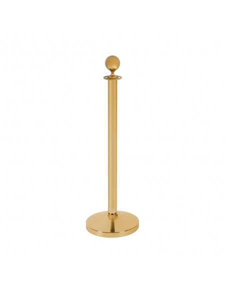 Słupek do liny Barrier Gold z kulą