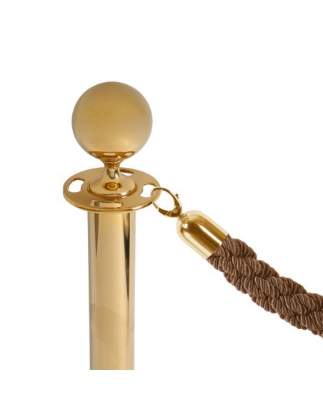 Słupek odgradzający z liną