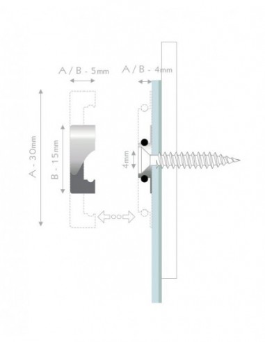 Fisso Micro Steel - rysunek techniczny