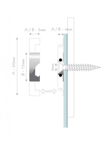 Fisso Micro Steel - rysunek techniczny