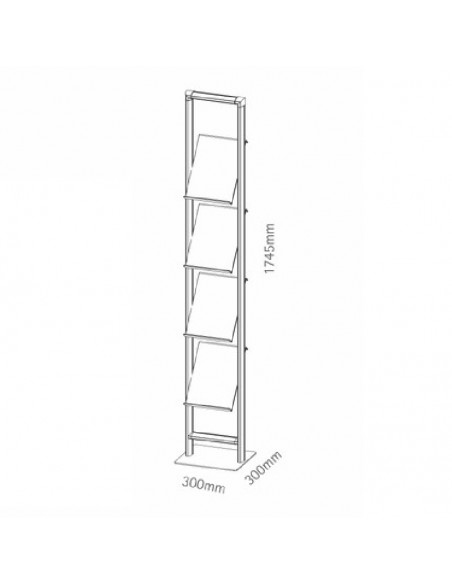 Stojak na foldery Compact Sosites