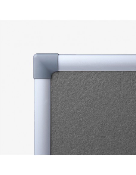 Tablica filcowa Scritto® szara, 45 x 60 cm