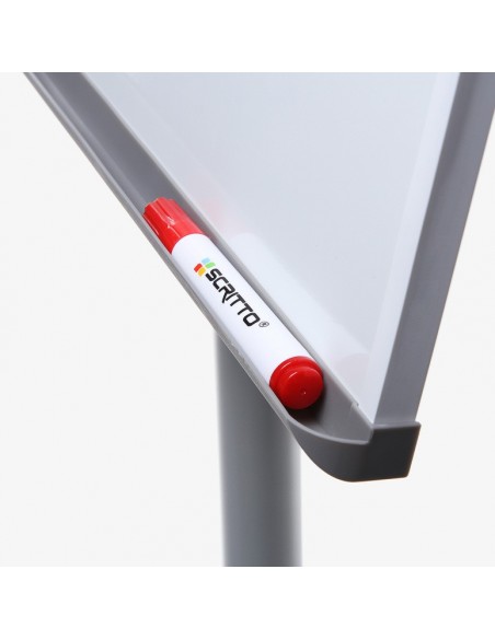 Flipchart Vario II z okrągłą podstawą jezdną