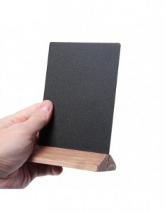 Tabliczka kredowana stolik, jasnobrązowa 10 x 15 cm 2