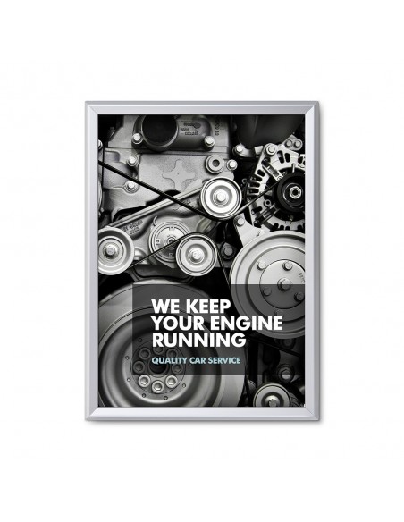 Rama zatrzaskowa 32 mm - 50 x 70 cm, ogniotrwała B1