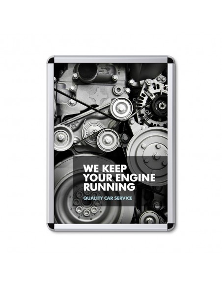 Rama zatrzaskowa 32 mm zaokrąglona - 50 x 70 cm