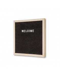 Czarna tablica z literami 30 x 30 cm 2