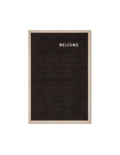 Czarna tablica literowa, 40 x 60 cm
