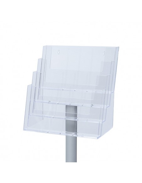 Kieszeń na ulotki z 4 przegrodami A4