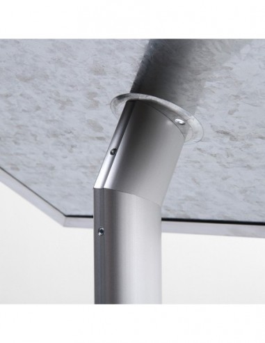 Stojak z ramką A4 srebrny Menuboard