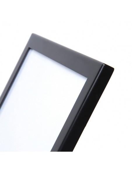 Czarny ekspozytor z kieszenią magnetyczną A4