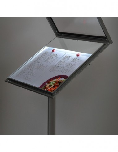 Zewnętrzny stojak na menu 2 x A4 z...