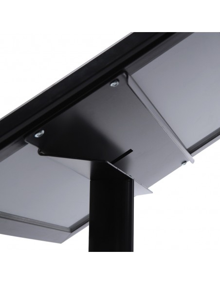 Zewnętrzna gablotka na Menu montaż